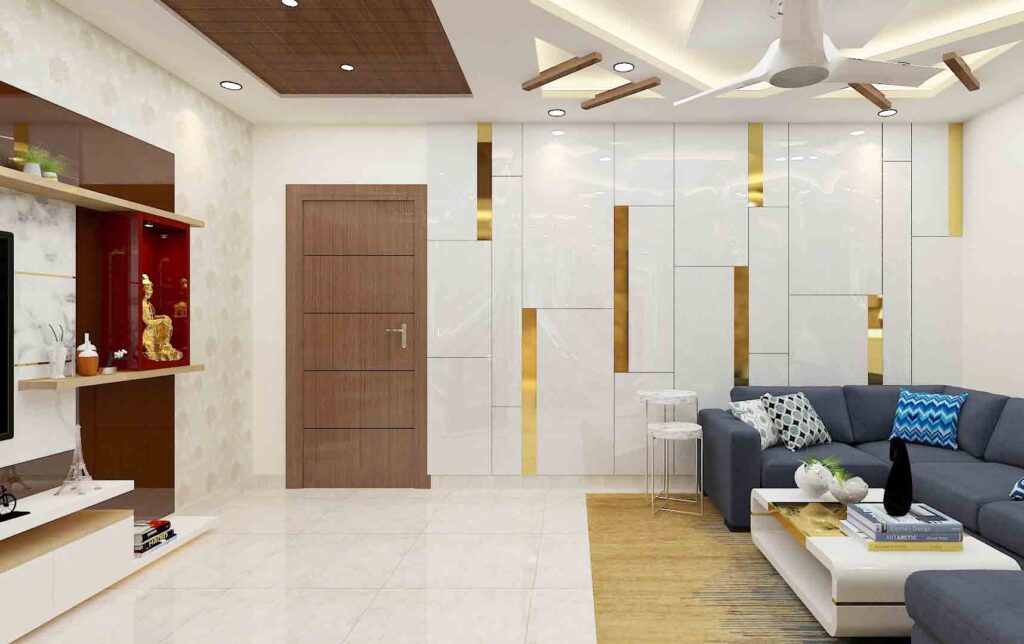 Living room interior designs by interiors designers in hyderabad