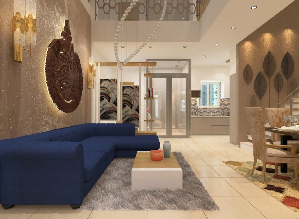 Living room interior designs by interiors designers in hyderabad