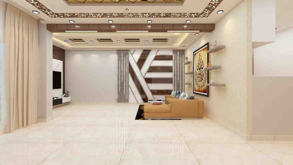 Living room interior designs by interiors designers in hyderabad